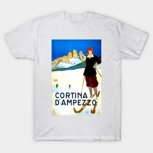 Vintage Travel - Cortina D'ampezzo T-Shirt